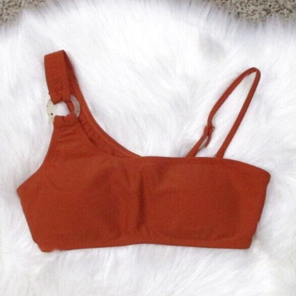 Cabana Del Sol One Shoulder Bikini Top S